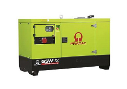 Дизельный генератор Pramac GSW22P в кожухе 404D-22G