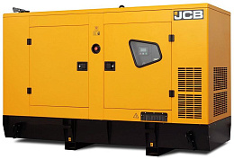 Дизельный генератор JCB G45QS в кожухе на шасси с АВР