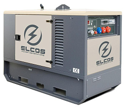 Дизельный генератор ELCOS GE.PK.022/020.SS в кожухе с АВР 404A-22G1