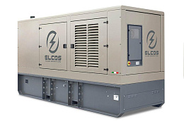 Дизельный генератор ELCOS GE.DW.340/310.SS в кожухе на шасси P126TI-II