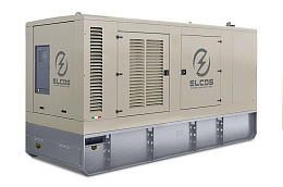 Дизельный генератор ELCOS GE.DW.825/750.SS в кожухе на шасси DP222 LCF