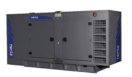 Дизельный генератор Hertz HG 275 CH в кожухе с АВР 6LTAА8.9G3