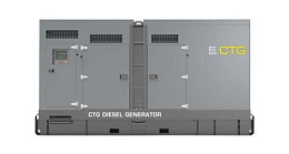 Дизельный генератор CTG 45ISS в кожухе на шасси JE493ZLDB-02