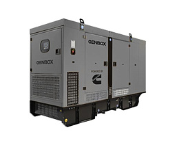 Дизельный генератор Genbox CM300-S в кожухе на шасси NTAA855-G7