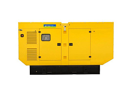 Дизельный генератор Aksa APD 220 A в кожухе на шасси A6CRX69TI