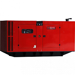 Дизельный генератор EUROPOWER EPS 315 TDE в кожухе на шасси с АВР TAD1341GE