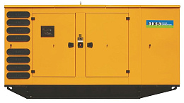 Дизельный генератор Aksa AD 825 в кожухе на шасси с АВР DP222LC