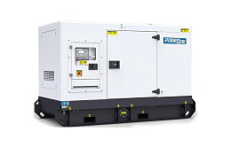 Дизельный генератор PowerLink WPS45S в кожухе на шасси 1103A-33TG1