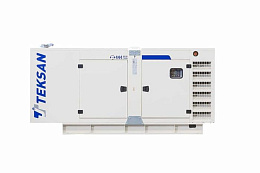 Дизельный генератор Teksan TJ350DW в кожухе на шасси с АВР DP126LA