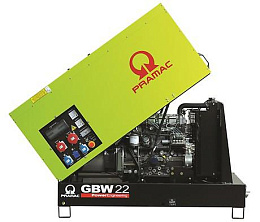 Дизельный генератор Pramac GBW22P в кожухе 404D-22G