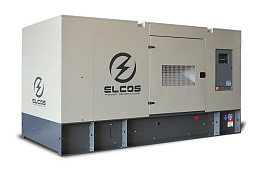 Дизельный генератор ELCOS GE.AI.440/400.PRO в кожухе на шасси C13TE3A