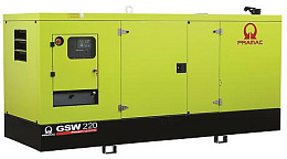 Дизельный генератор Pramac GSW220P в кожухе 1106A-70TAG4