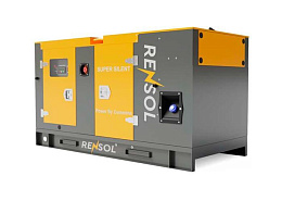Дизельный генератор Rensol RDE85HC в кожухе BF4M2012C G1