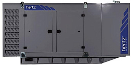 Дизельный генератор Hertz HG 403 DC в кожухе на шасси DP126LB