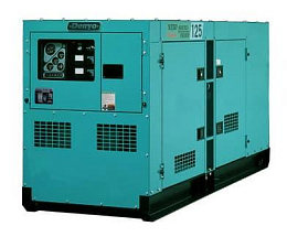 Дизельный генератор Denyo DCA-125SPK3 в кожухе на шасси SA6D102E-1-A